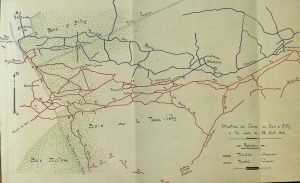 Carte du Bois d’Ailly le 28 avril 1915