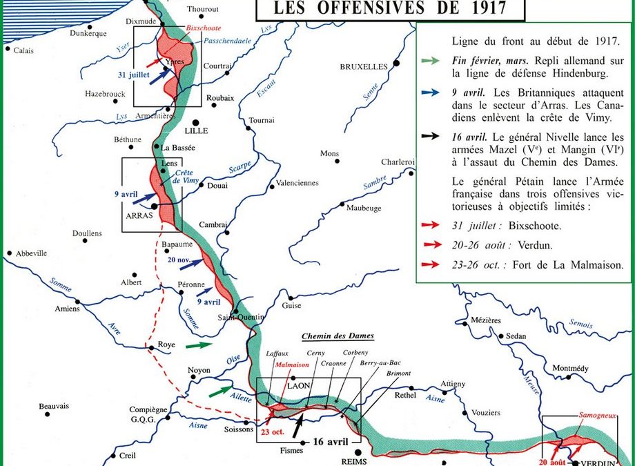 L’offensive en Flandres Bixschoote : du 1er juillet au 31 décembre 1917 | Le 33e RI et la Guerre 14-18
