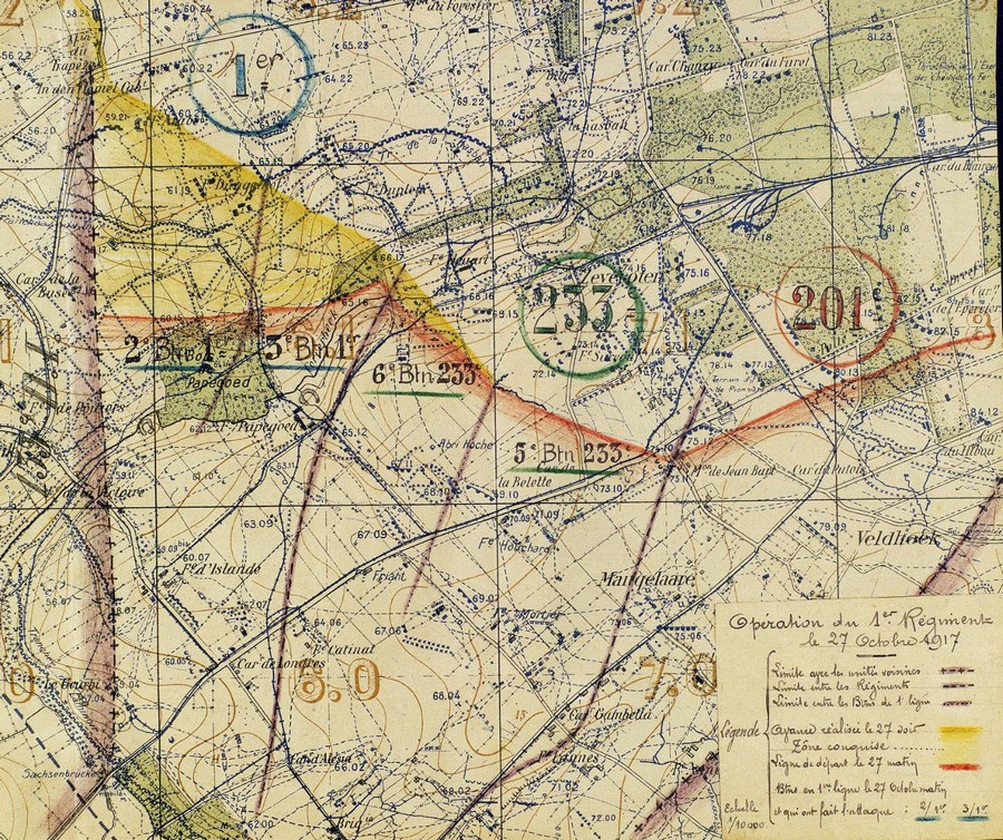 Attaques de la 1ère D.I du 27 octobre 1917